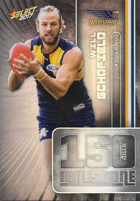 Will Schofield, 150 Games Milestone, 2017 Select AFL Footy Stars