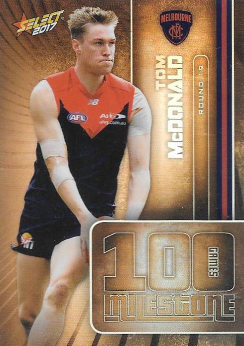 Tom McDonald, 100 Games Milestone, 2017 Select AFL Footy Stars