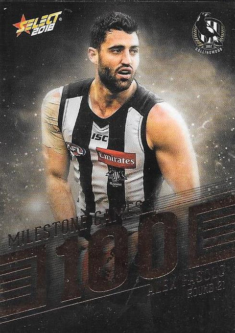 Alex Fasolo, 100 Games Milestone, 2018 Select AFL Footy Stars