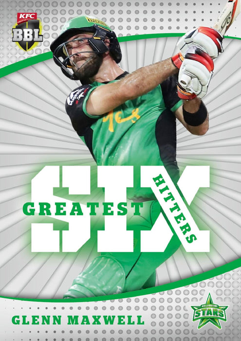 Greatest Six Hitters, 2018-19 Tap'n'play CA BBL 08 Cricket - 1 to 8 - Pick Your Card