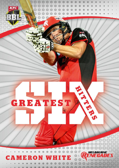 Greatest Six Hitters, 2018-19 Tap'n'play CA BBL 08 Cricket - 1 to 8 - Pick Your Card