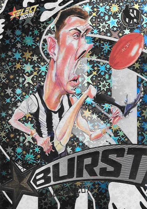 Mason Cox, Team Logo Starburst Caricatures, 2019 Select AFL Footy Stars