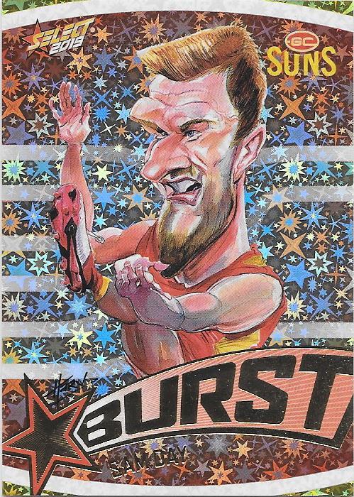 Sam Day, Team Logo Starburst Caricatures, 2019 Select AFL Footy Stars