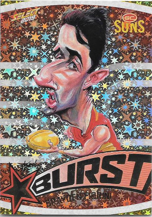 Brayden Fiorini, Team Logo Starburst Caricatures, 2019 Select AFL Footy Stars