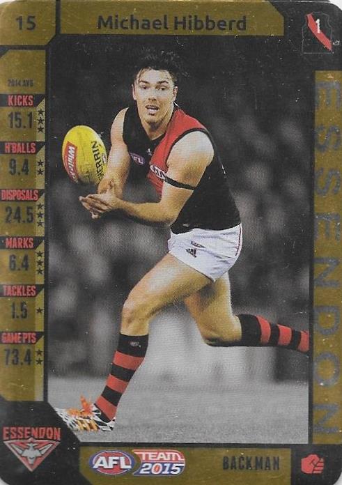 Michael Hibberd, Gold, 2015 Teamcoach AFL