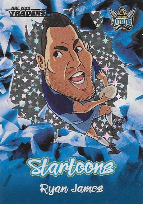 Ryan James, Blue Startoons, 2019 TLA/ESP Traders NRL