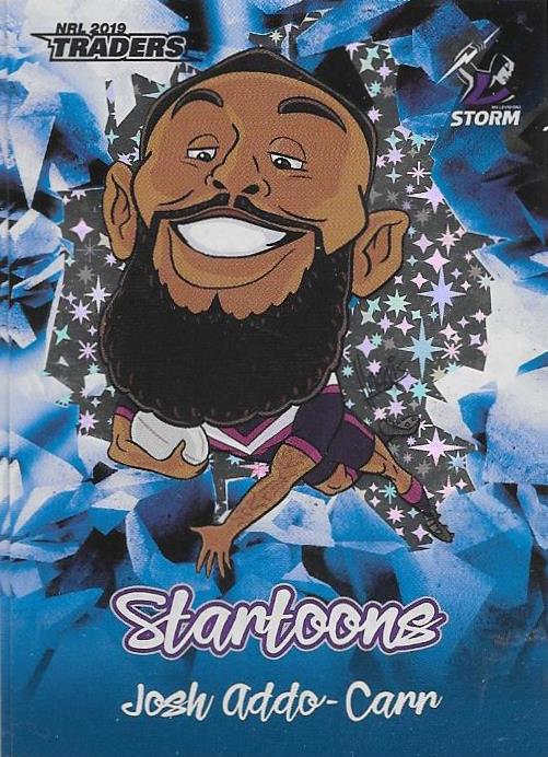 Josh Addo-Carr, Blue Startoons, 2019 TLA/ESP Traders NRL