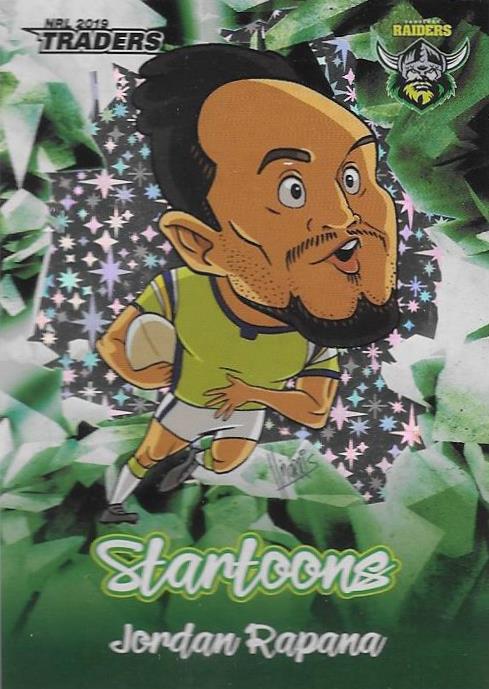 Jordan Rapana, Green Startoons, 2019 TLA/ESP Traders NRL