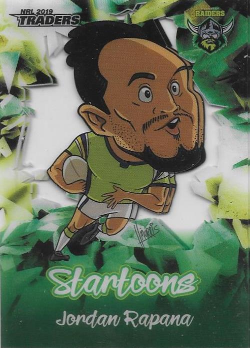 Jordan Rapana, Startoons, 2019 TLA/ESP Traders NRL