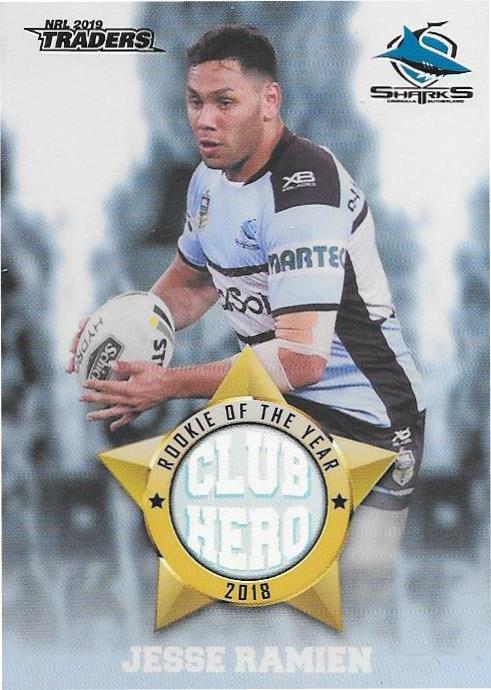 Jesse Ramien, Club Hero, 2019 TLA/ESP Traders NRL