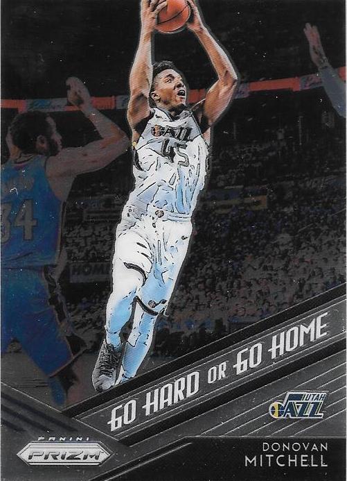 Donovan Mitchell, Go Hard or Go Home, 2018-19 Panini Prizm Basketball NBA