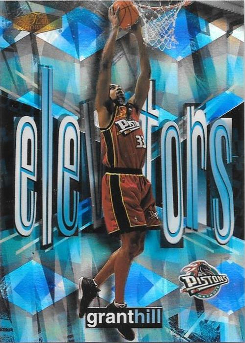 Grant Hill, Elevators, 1999-00 Fleer Flair Showcase Basketball NBA