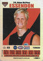 Adam McPhee, Silver Quiz card, 2008 Teamcoach AFL