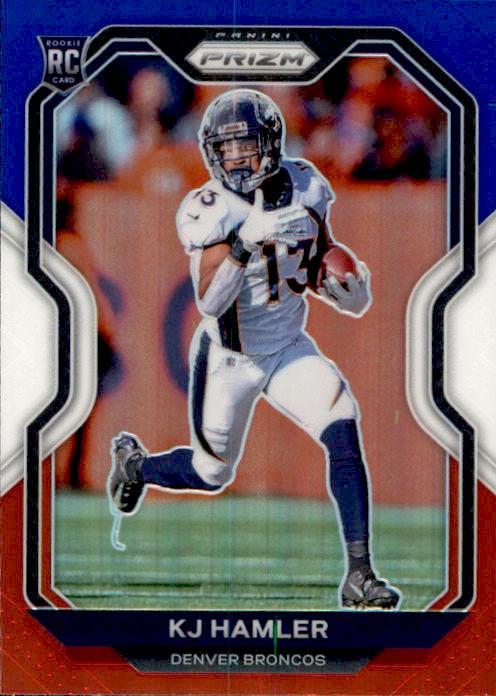 KJ Hamler, RC, Red White Blue Prizm, 2020 Panini Prizm Football NFL