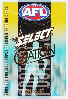2004 Select AFL Ovation Set of 162 Football cards