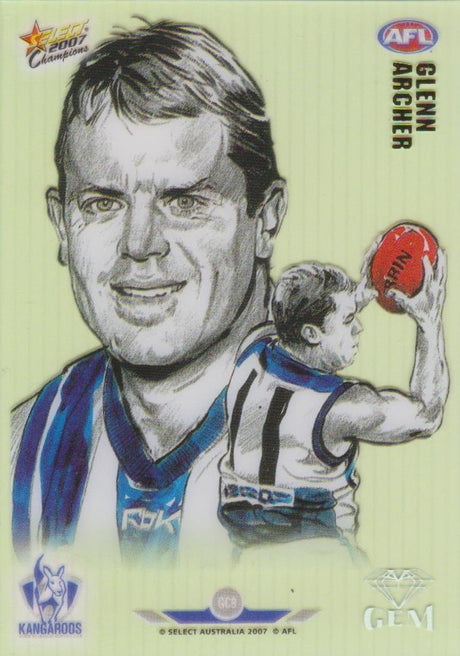 Glenn Archer, Gem card, 2007 Select AFL Champions