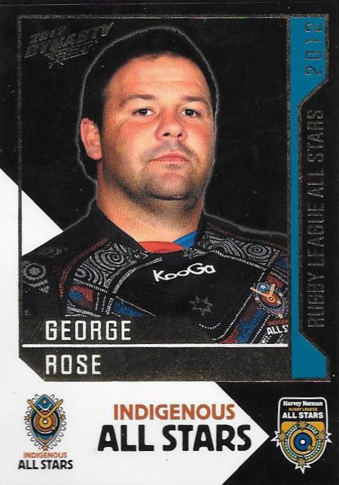 George Rose, Rugby League All Stars, 2012 Select NRL Dynasty