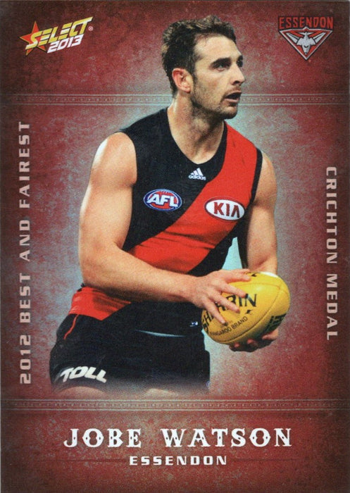 Jobe Watson, Best & Fairest, 2013 Select AFL Champions