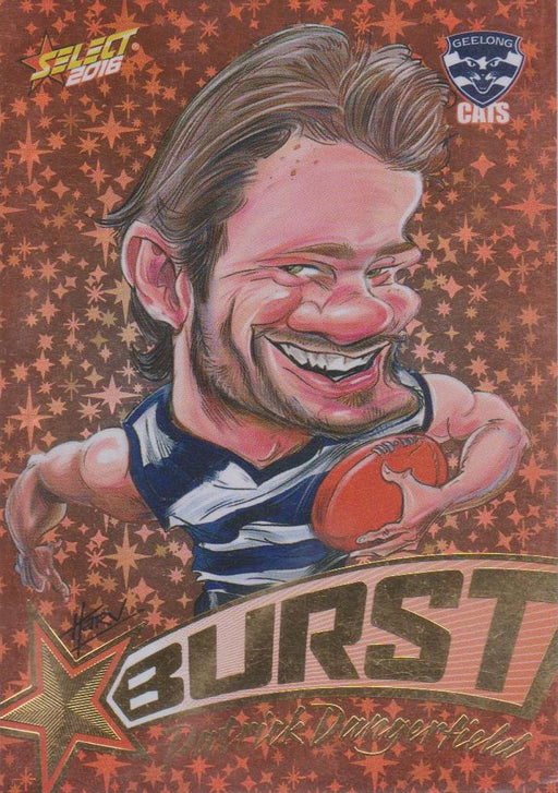 Patrick Dangerfield, Starburst Caricatures, 2016 Select AFL Stars