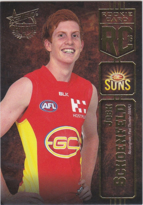 2016 Select AFL Certified, Rookie Card, Josh Schoenfeld