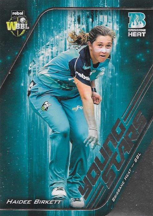 Young Stars, 2017-18 Tap'n'play CA BBL 07 Cricket - 1 to 8 - Pick Your Card