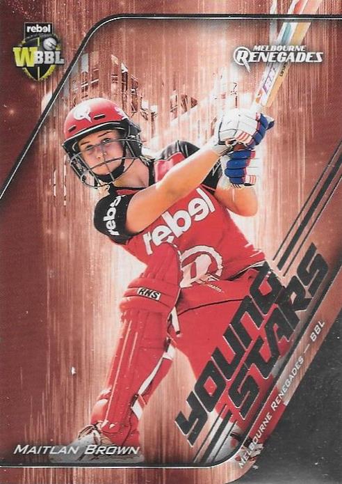 Young Stars, 2017-18 Tap'n'play CA BBL 07 Cricket - 1 to 8 - Pick Your Card