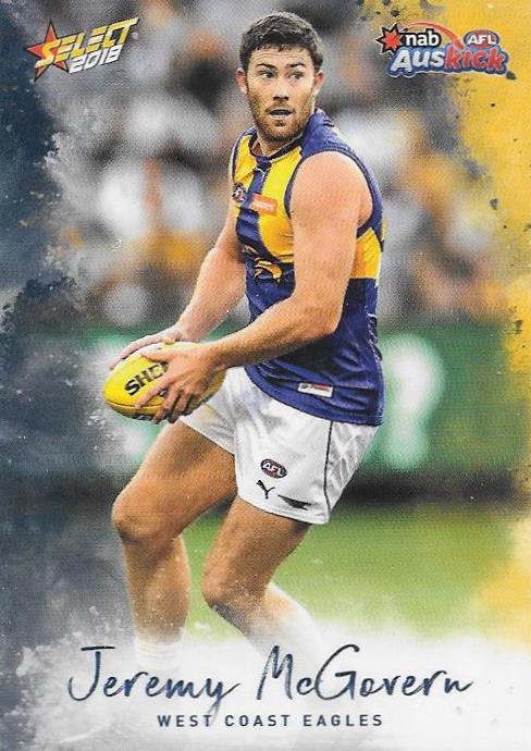Jeremy McGovern, Auskick, 2018 Select AFL Footy Stars