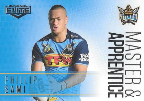 Phillip Sami, Master & Apprentice, 2018 TLA esp Elite NRL