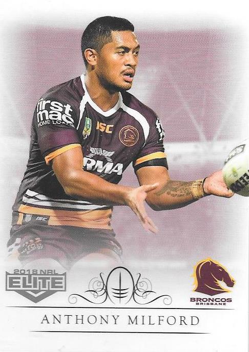 2018 ESP TLA Elite Rugby League Common card - 1 to 99 - Pick Your Card