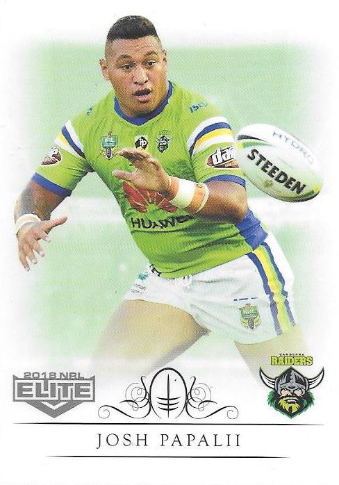 2018 ESP TLA Elite Rugby League Common card - 1 to 99 - Pick Your Card