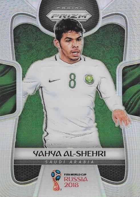 Yahya Al-Shehri, Silver Refractor, 2018 Panini Prizm World Cup Soccer