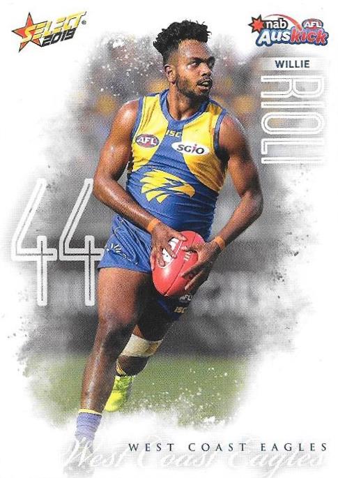 Willie Rioli, Auskick, 2019 Select AFL Footy Stars