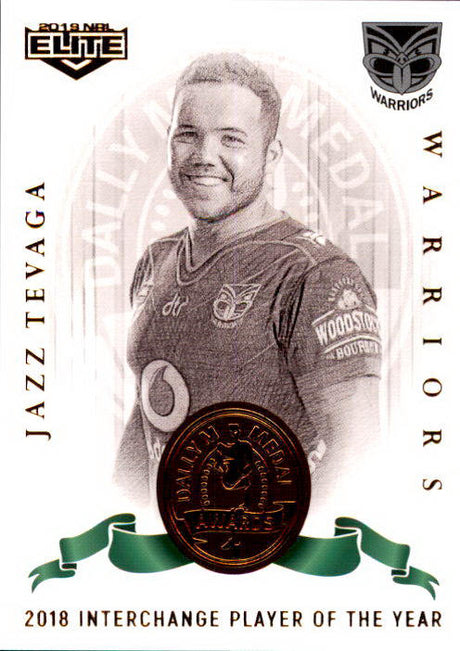 Jazz Tevaga, Dally M Awards, 2019 TLA Elite NRL