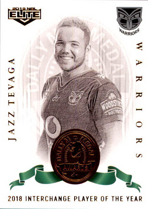 Jazz Tevaga, Dally M Awards, 2019 TLA Elite NRL