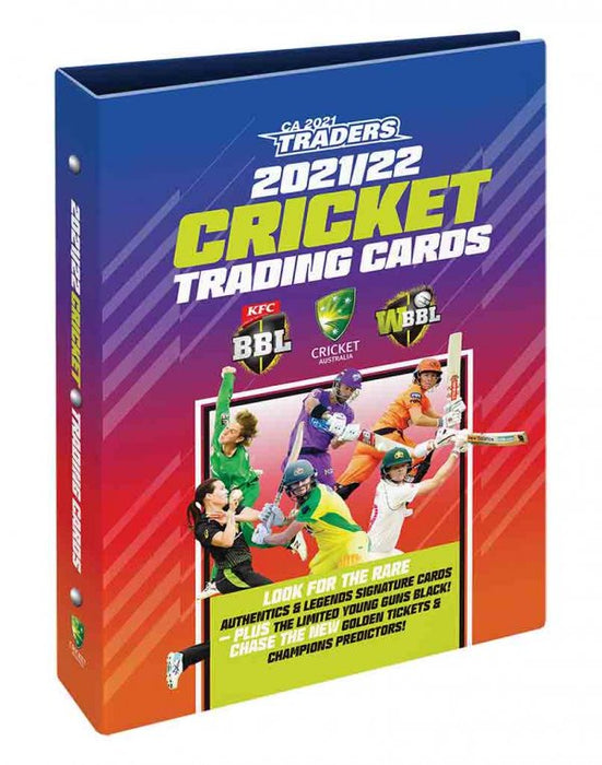 2021-22 TLA Traders Cricket Australia and BBL Trading Cards Album