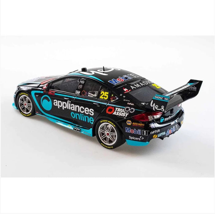 Biante Holden ZB Commodore WAUR, Mostert & Holdsworth No. 25 2021 REPCO Bathurst 1000 Race Winner, 1:18 Scale Diecast Car