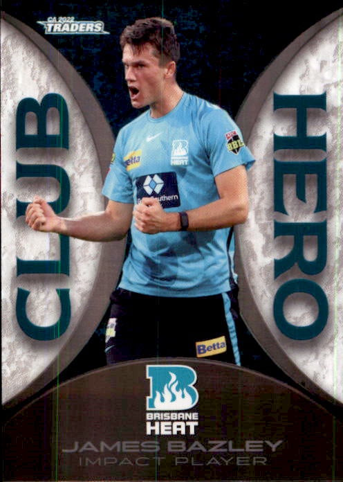 James Bazley, Club Hero, 2022-23 TLA Traders Cricket Australia & BBL Trading Cards