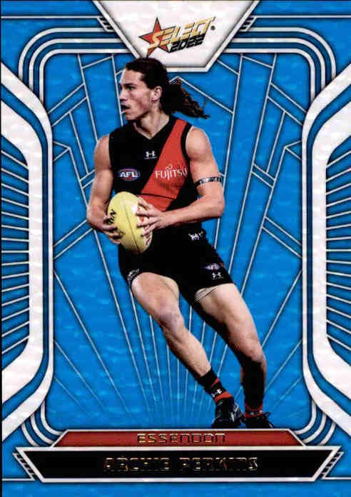 Archie Perkins, Fractured Arctic Blue, 2022 Select AFL Footy Stars
