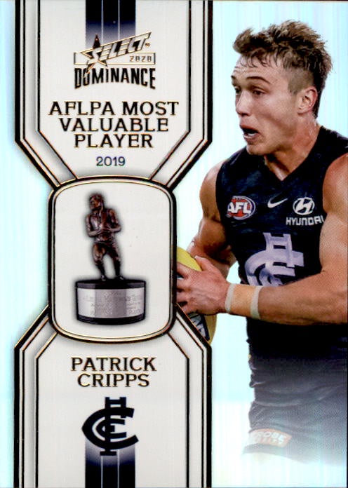 Patrick Cripps, Medal Winner, 2020 Select Dominance AFL