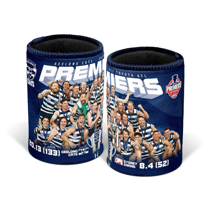 Geelong Cats 2022 AFL Premiership Team Can Cooler