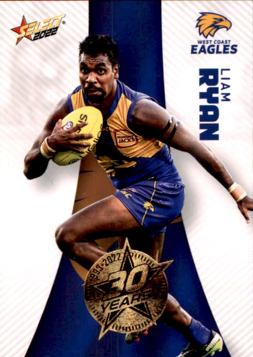 Liam Ryan, 30 Years Gold Seal, 2022 Select AFL Footy Stars