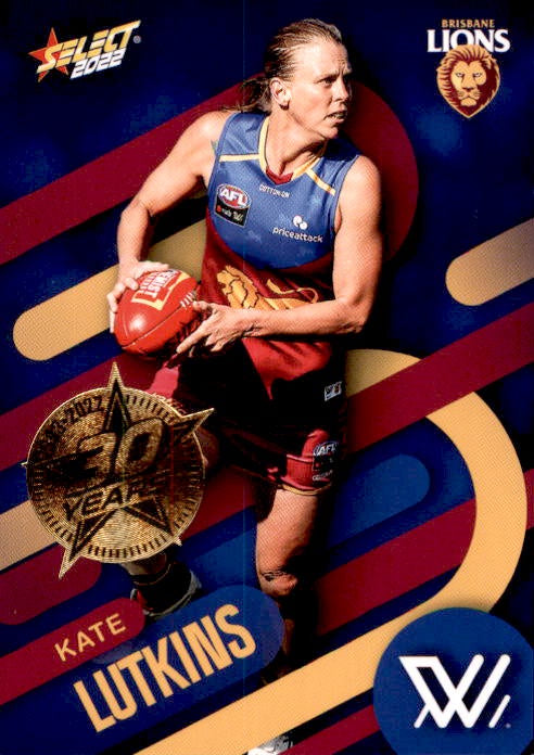 Kate Lutkins, 30 Years Gold Seal, 2022 Select AFL Footy Stars