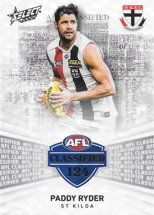 Paddy Ryder, AFL Classified, 2022 Select AFL Footy Stars