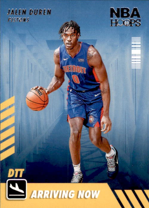 Jalen Duren, Arriving Now, 2022-23 Panini Hoops Basketball NBA