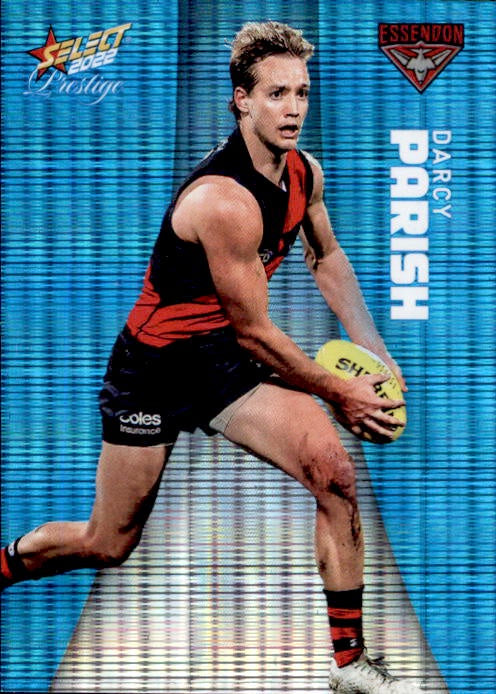 Darcy Parish, Blue Parallel, 2022 Select AFL Prestige