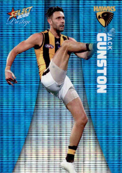 Jack Gunston, Blue Parallel, 2022 Select AFL Prestige