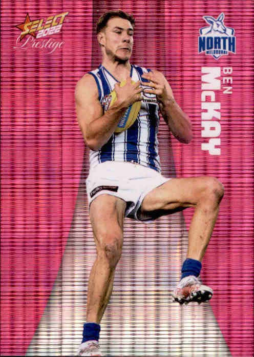 Ben McKay, Pink Parallel, 2022 Select AFL Prestige