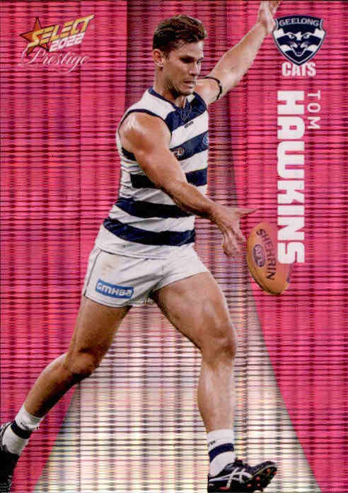 Tom Hawkins, Pink Parallel, 2022 Select AFL Prestige
