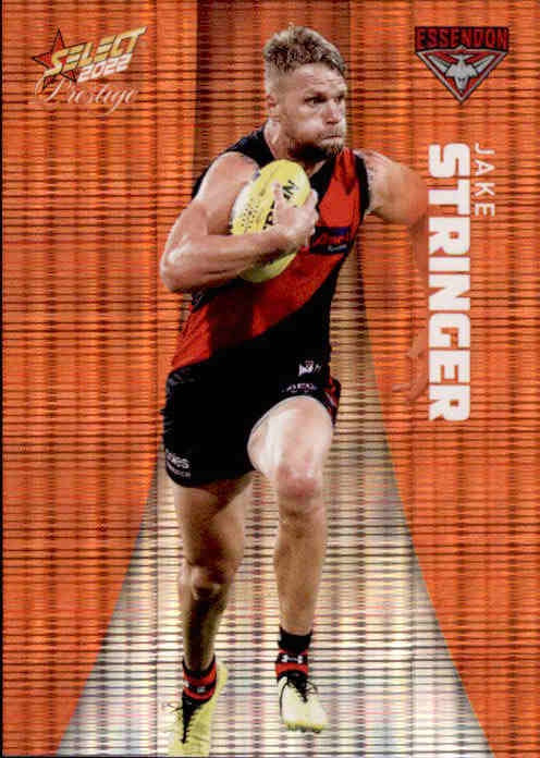 Jake Stringer, Orange Parallel, 2022 Select AFL Prestige