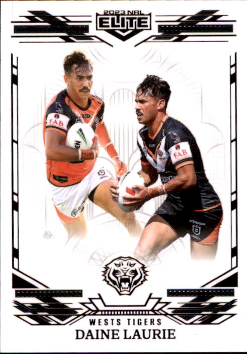 Daine Laurie, #1/5, Black Diamond Mojo, 2023 TLA Elite NRL Rugby League
